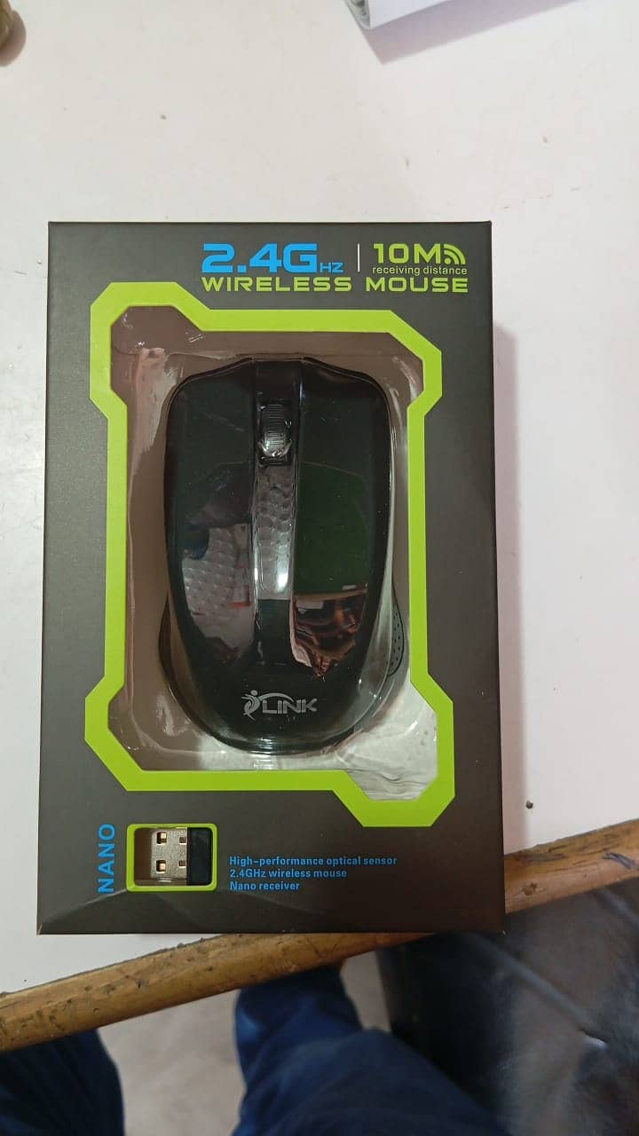 Transparent Wireless + Bluetooth Dual-Mode Rechargeable Mouse 5