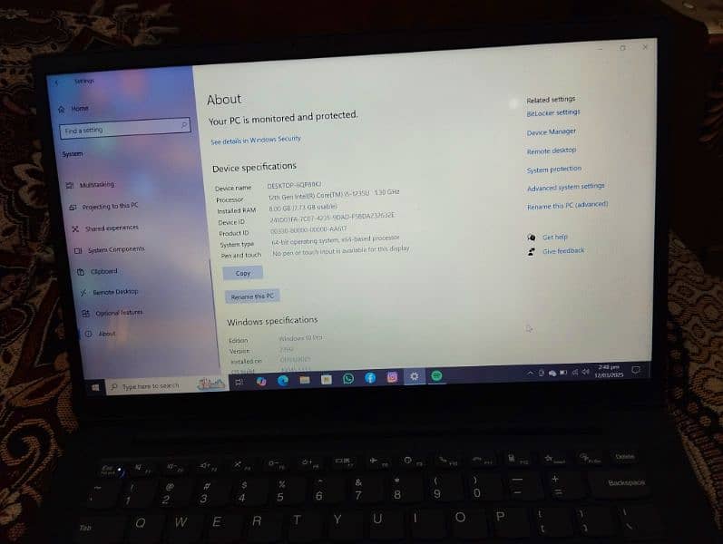 Lenovo ThinkPad i5 12th Gen Laptop - Good Condition 3