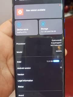 One plus 8pro  12gb ram 256gb rom