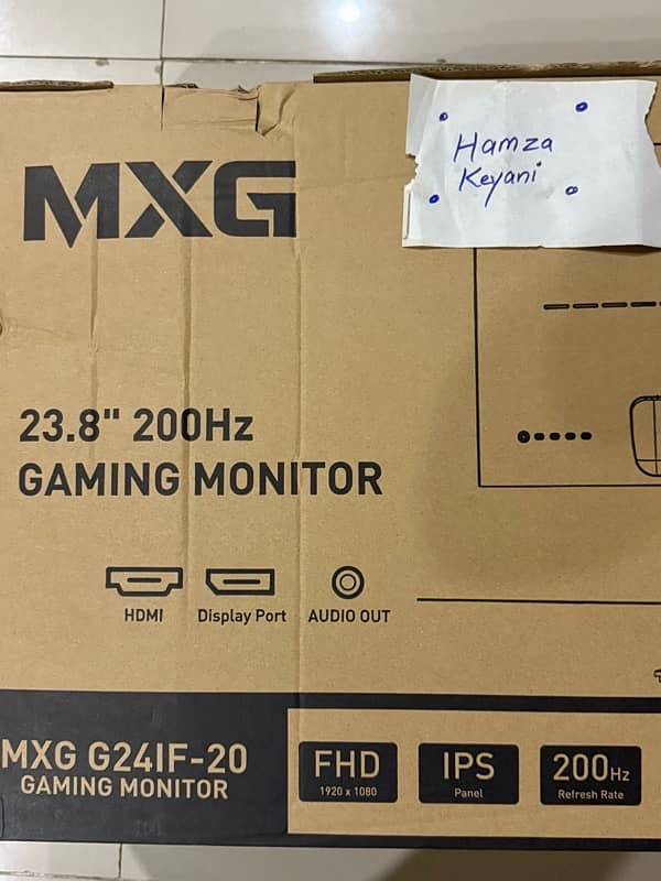 MXG G24IF-20 200Hz gaming monitor *brand new* 1