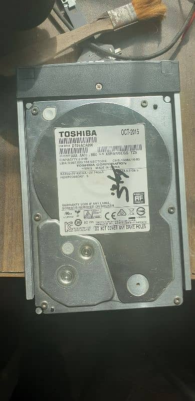 Toshiba 2TB HARD DISK 0