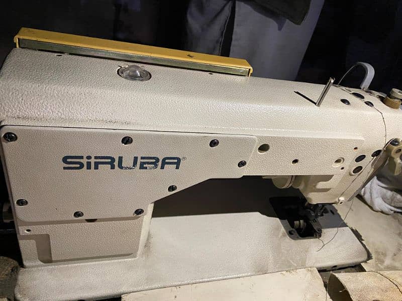 siruba sewing machine edge cutting lock stitch 5