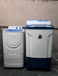 New washing machine + dryer