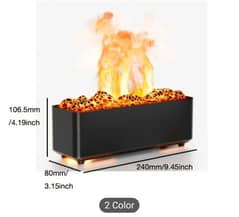 ultrasonic aromatherapy volcanic flame humdifer