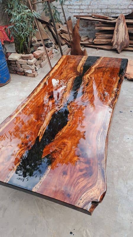 epoxy dinning table. contact 03328709877 11