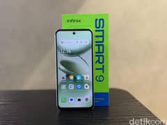 infinix smart 9 hd 4/64 new (box pack) (titanium color)