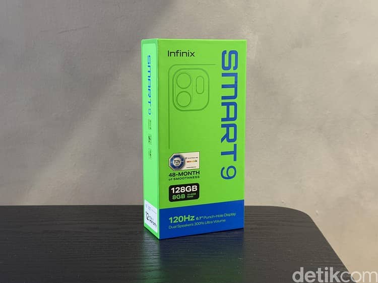 infinix smart 9 hd 4/64 new (box pack) (titanium color) 9