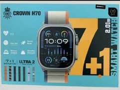 SMART WATCH CROWN H70  7+1 ULTRA 2  BLUETOOTH CONNECTIVITY CALLING