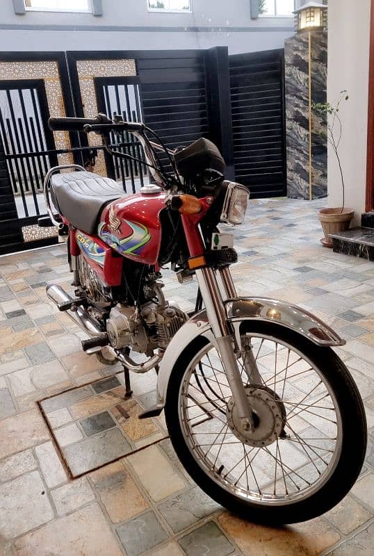 Honda CD 70 Red Ma-2024 First Owner 1