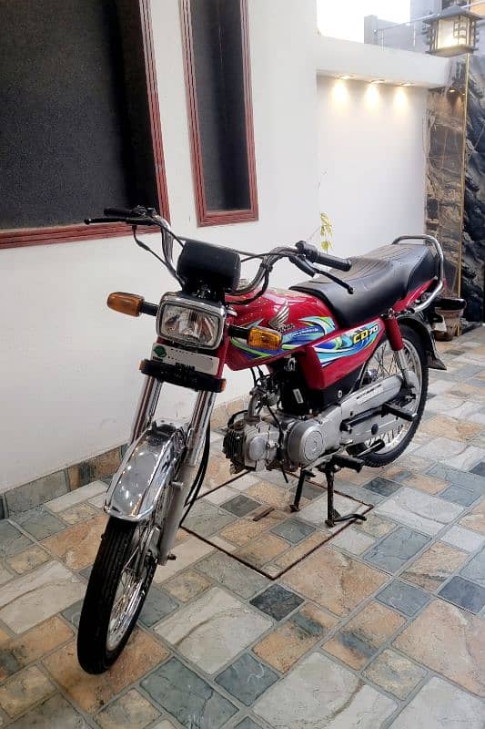 Honda CD 70 Red Ma-2024 First Owner 2