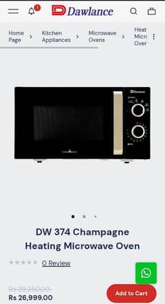 Dawlance microwave oven in Good condition