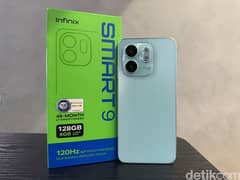 INFINIX SMART 9 4/128 (NEW) (BOX PACK) (COLOR=TITANIUM)