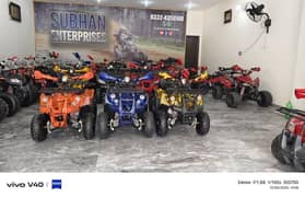 125cc New Varient Atv Quad 4 Wheel Bikes Delivery In All Pakistan