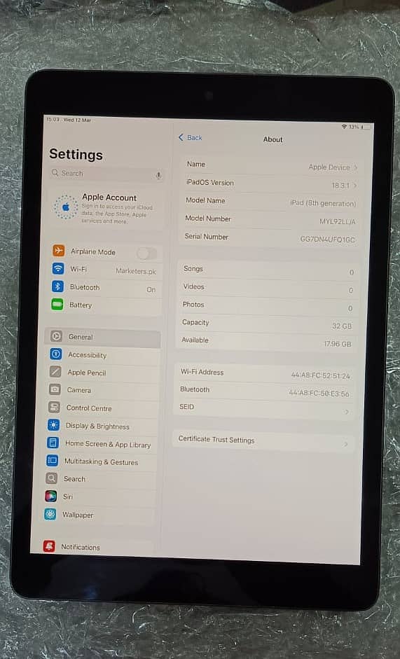 iPad 8th Generation 32Gb 1