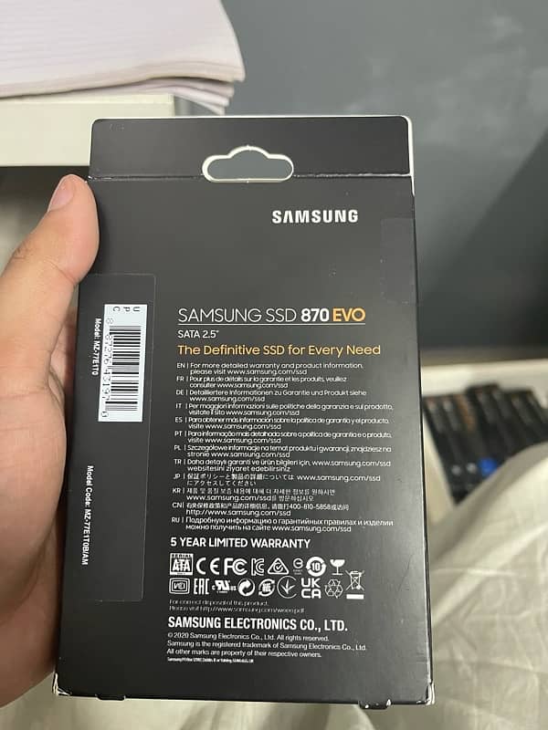 samsung 870 EVO SSD 1