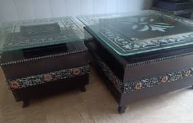 Set of 3 Wooden Tables