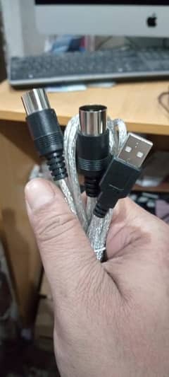 Midi in out Cable from Keyboard to computer