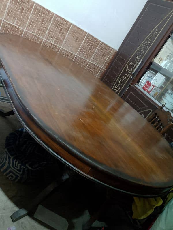 Big size wooden Dining table for sale . . ۔ 1