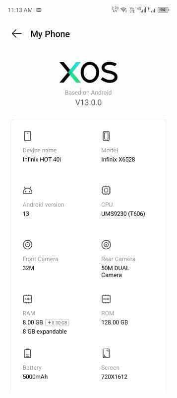 infinix hot 40i 0302 3467354 urgent sale karna ha 12