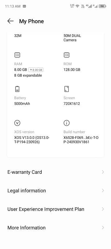 infinix hot 40i 0302 3467354 urgent sale karna ha 13