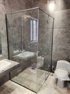 SHOWER CABIN / Almunium Windows/Office Partition/SS REELING/LED Glass