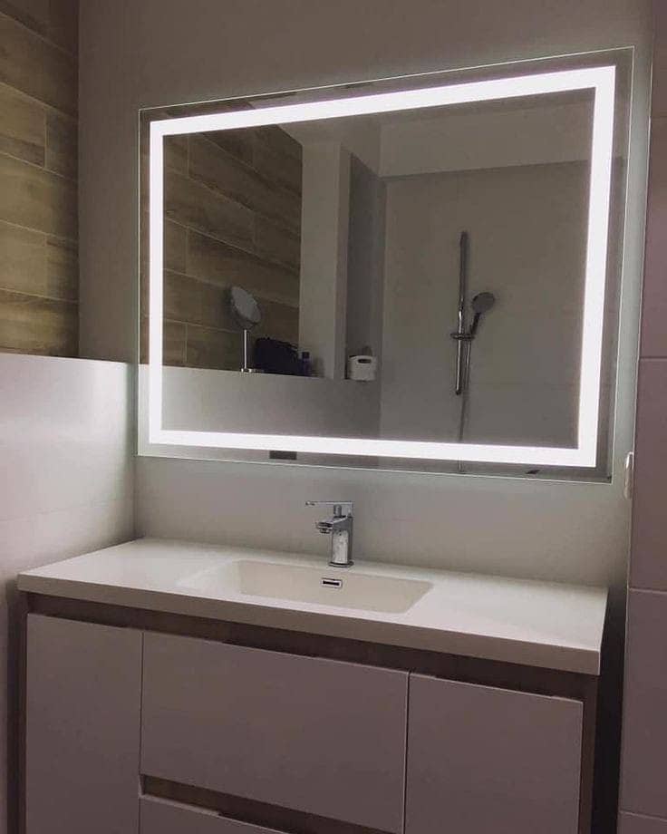 LED Mirror/saloon Vanity Mirror/parlor makeup table with led mirror 14