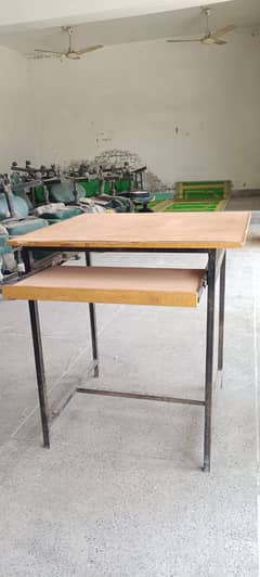 Computer table and chair