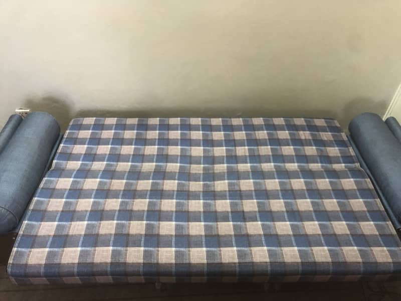 Sofa cum bed- Slightly used 7.5 feet(90 inch) lenght 1