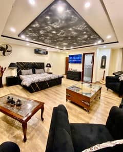 One bed luxury furnished apartment available for rent in gulberg hieghts gulberg greens islamabad.