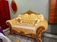 king size sofa with table