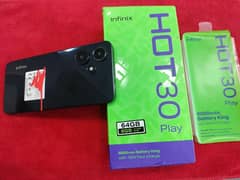 infinix hot 30 play (4/64) 6000 mah battery 18 watt fast charger