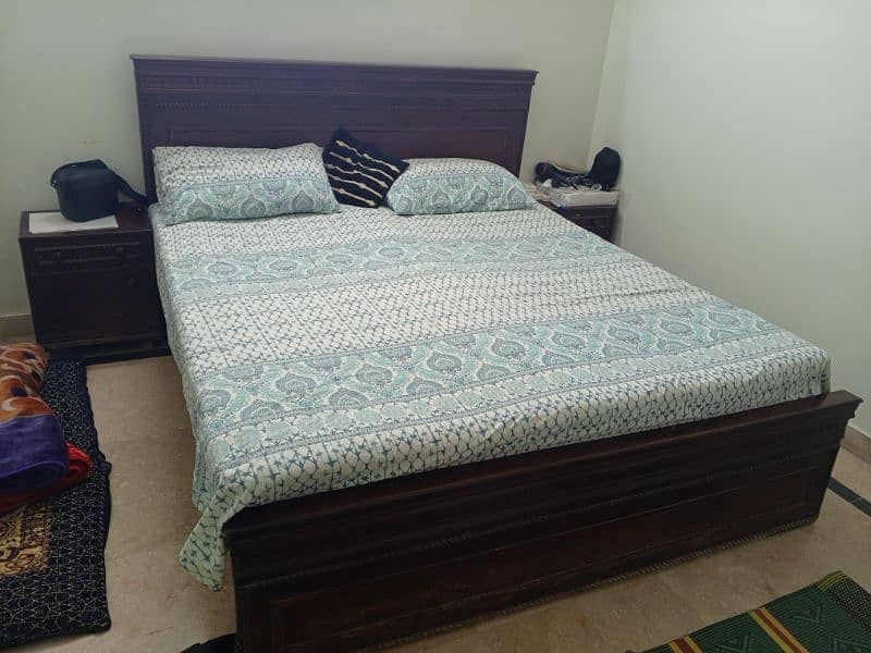 double bed with side tables 2