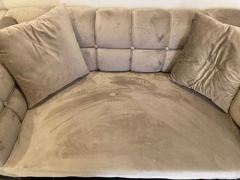 4 seater velvet sofa 2