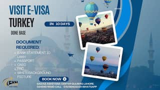 100% Done base E visit visa of trukey Fast & Hassle-Free Processing