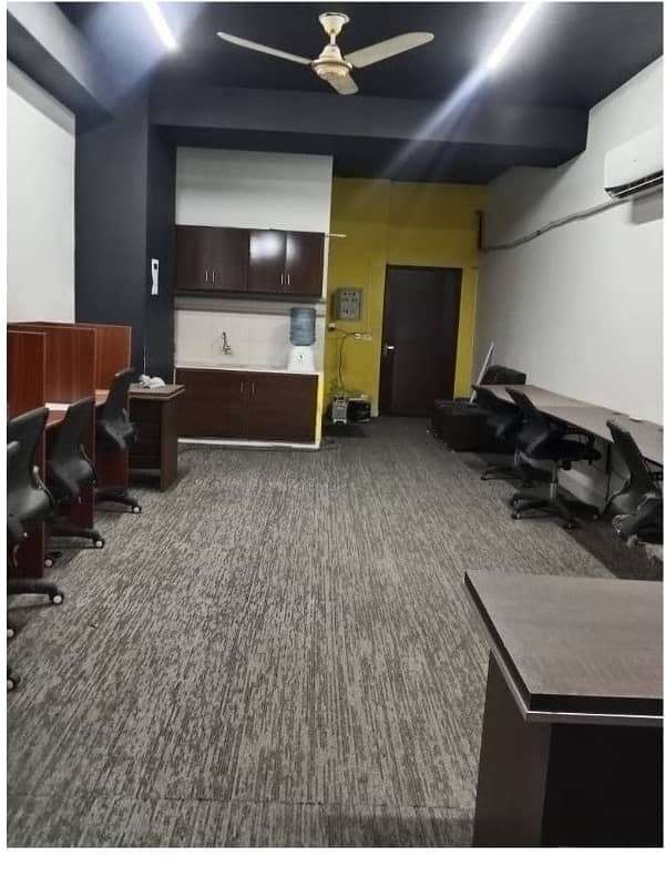 Fully Furnished Office Area 600 Square Feet Office Available For Rent Real Pictures In Gulberg 3 Lahore 0