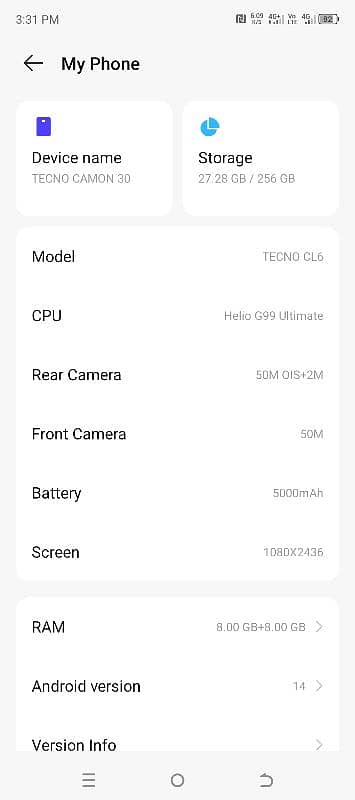 TECNO CAMON 30 CL6 13