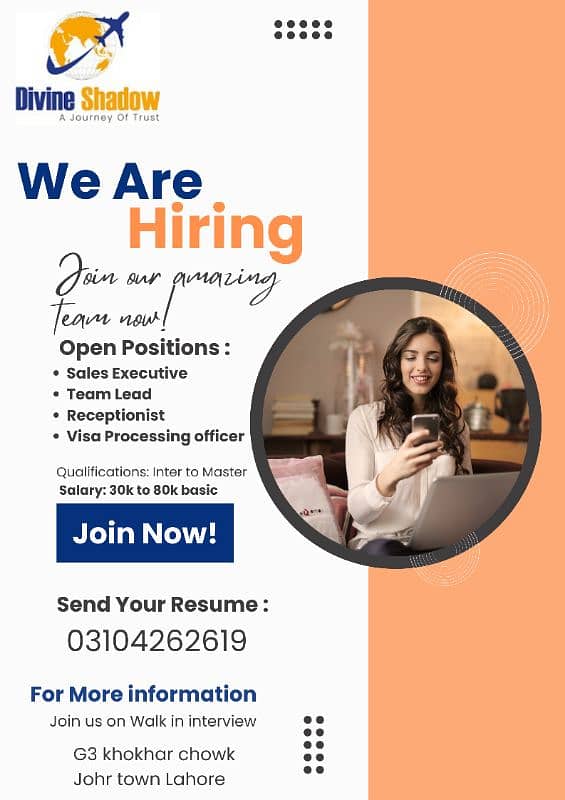 Staff Required In Office || Jobs ( Sale Executive , Team Lead ) 0