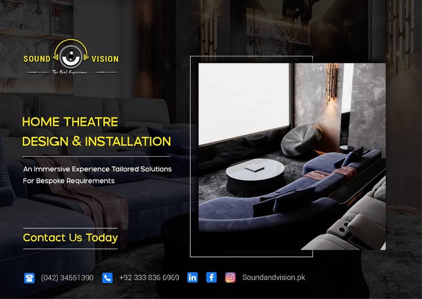 Complete Home Cinema Room Design|Build & Installation 0