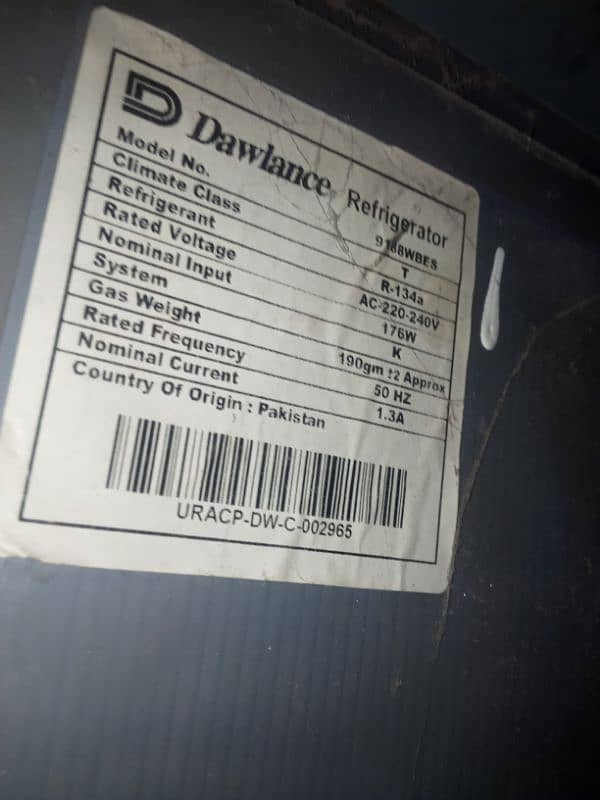 Dawlance Fridge large size 2