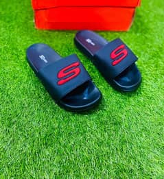 mens casual blue rubber slide slippers 1 pcs