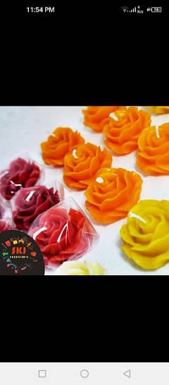 wax melts small  rose flower