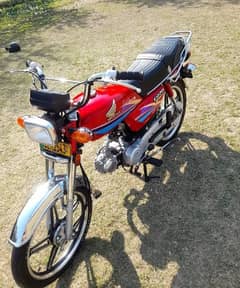 Honda CD70 engine light