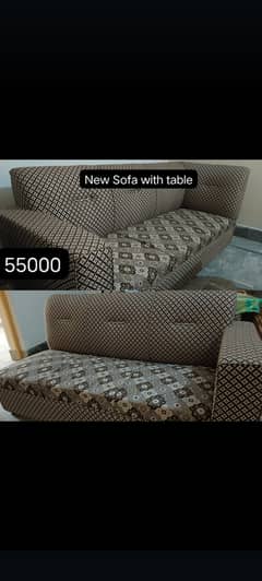 New Sofa set with table for sale