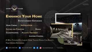 Home Cinema | Design|Installation| AV Solution|Acoustic Solutions