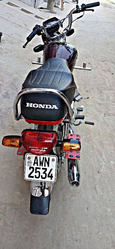 Honda CD70 10/10 Condition Colour Red 2025 Model 2