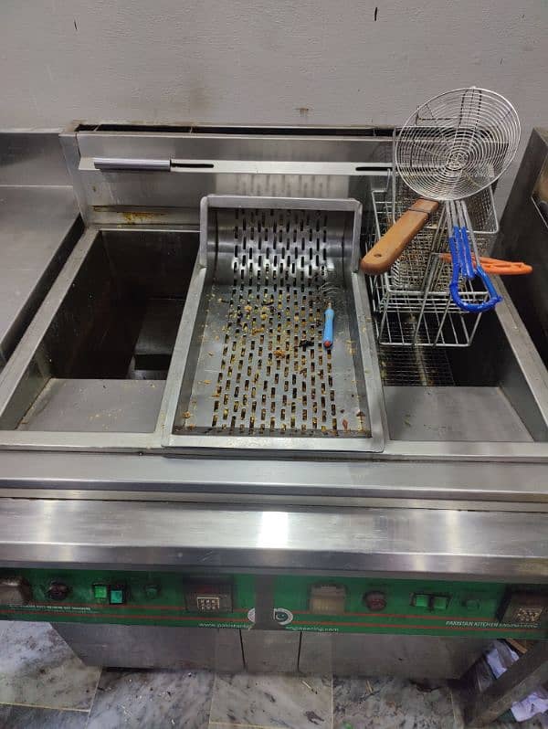 double fryer 16 liter each condition 9/10 1