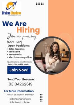 Staff Required In Office || Jobs ( Sale Executive , Team Lead )