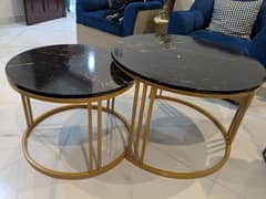 double round center tables 10/10 condition