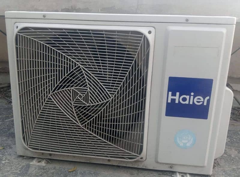 haier dc invetar 1.5 ton 1 sezan use for sale warntey card 3