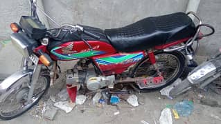 Honda 70 bike.   contact # 03005438208